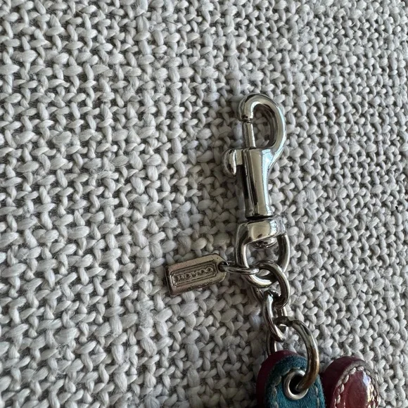 Coach Flower Bag Charm Keychain - Picture 2 of 4